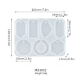 Miniatyrbillede 4 af 4: DIY Aromaterapi Voksform Gipsharpiks Bilophæng Epoxyform Ge