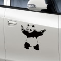 Pikkukuva 3 / 5: Urheilu Panda Auton Tarra 10*10cm, Kung Fu Panda Tarra, Hauska C