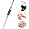 Miniatyrbillede 5 af 5: ended  Neglebørste Pen & Slice Shape Værktøjer til UV Gel Akryl Negle