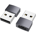 Pikkukuva 1 / 5: USB-C naar USB-adapter (2-pakkauksessa), USB-C naar U