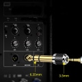 Pikkukuva 2 / 5: 1/4 - 3,5 mm:n ääniadapteri Hifi-sovitin Kuulokemikrofonisovitin