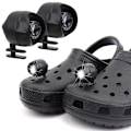 Miniatyrbillede 3 af 3: 2 stk. forlygter til Croc-hulsko, lys til vandreture, camping og advarsel