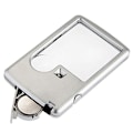 Miniatyrbilde 1 av 5: 2 stk bærbar LED-forstørrelsesglass lommeforstørrelsesglass for lesing,