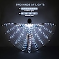 Miniatyrbild 4 av 5: LED-magdans Isis-vingar magdans lysande ängel dans