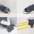 Miniatyrbillede 4 af 5: Fugepistol, 5 i 1 silikonefugepistol værktøjssæt (rustfrit