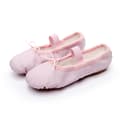 Balettskor Läder Ballerinaskor Full Sole Dansskor för G