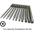 Miniatyrbilde 3 av 6: Skrutrekkerbits (11 deler), Skrutrekkerbitsett, Lang Torx, skrutrekkersett, Hul Torx Bitsett,