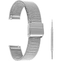 Miniatyrbilde 1 av 5: 2* Watch-stropper, Hurtigutløsende Watch Strap Justerbar Rustfritt Stål S