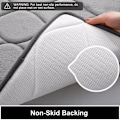 Miniatyrbillede 4 af 5: Badeværelsesmåtter i memory foam, ultra bløde & skridsikre bademåtter, vand