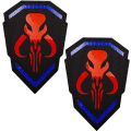 Miniatyrbillede 1 af 5: 2 stk. Mythosaurus reflekterende patches - Star Wars infrarød patch