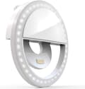 Clip-on Selfie Ring Light [Uppladdningsbart batteri] med 36 LED för
