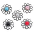 Miniatyrbillede 2 af 5: Diamant Brosche + 5 Blomsterknapper, Magnetisk Brilleholder Brosche
