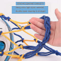 Miniatyrbillede 2 af 5: Fodboldnetpose Nylon Mesh Boldpose Basketballnetpose Mesh Sort