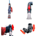 Miniatyrbillede 3 af 4: PVC Kugleventil - To-vejs Hun-gevind Kompakt U Vandforsyning