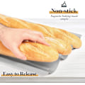 Miniatyrbillede 4 af 5: Non-stick baguetteform - 38,5 cm x 24,5 cm x 2,4 cm - Perfora