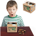 Miniatyrbillede 5 af 5: Password Cat Money Box（Classic Panda Pattern） - Elektroniske Penge