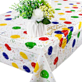 Miniatyrbilde 4 av 4: 2 stk bursdagsfest duk vanntett 137x274cm plast rekt