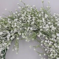 Miniatyrbillede 3 af 5: Hvid Gypsophila Krans, Kunstig Gypsophila Blomsterguirlande Sp