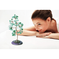 Miniatyrbilde 5 av 5: Grønt krystallpenger tre for chakrahealing Feng Shui formue Goo