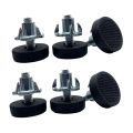 Miniatyrbillede 1 af 5: 4X Møbelbenskruer M6x22 + 4X Klo-møtrikker M6 justerbar End c