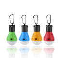 Miniatyrbillede 1 af 5: Bærbar teltlampe LED teltlys 4 pakker klips krog orkan em