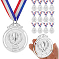 Miniatyrbilde 1 av 5: (B) 12 Gullmedaljer med Halsbånd, Barnepremiemedaljer, Vinnermedaljer Gullpris for Sport, Konkurranser, Fester, B