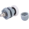 Miniatyrbillede 4 af 5: 8 stk. Holdbare Plast Dørruller Glidebane Rulle Badeværelse Glas Til Udskiftning Dele (20mm)