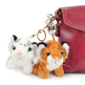 Miniatyrbilde 1 av 5: Baby Tiger Pendant Zodiac Tiger Nøkkelring Dukke Plysj Leker Vesker