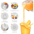 Miniatyrbilde 5 av 5: Bærbar fruktblender, Mini USB-blender for smoothie, milkshake