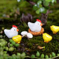 Pikkukuva 3 / 4: 20 kpl Mini-hartsi tipuja pääsiäiskoristeita, Miniatyyri sammal mikro maisema Bonsai koriste sarja, Hartsi puutarha patsas, Pääsiäiskäsityöt, Lomapäivän koriste