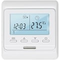 Miniatyrbillede 1 af 5: Programmerbar rumtermostat med 16A-sonde til elektrisk gulvvarme