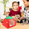 Miniatyrbilde 3 av 5: Kanin seng, avtakbart katteseng kan vaskes marsvinhus Lov