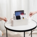 Miniatyrbilde 4 av 5: Nattbord Hengeskap Oppbevaringshylle Organizer Seng Oppbevaringskurv med
