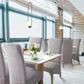 Miniatyrbilde 5 av 5: 4 stk. Spisestoltrekk Jacquard Stretch Avtagbar Vaskbar B