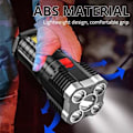 Miniatyrbillede 5 af 5: Led Super Bright, Five-Nuclear Explosion LED Flashlight Strong L