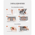 Miniatyrbilde 5 av 5: 4 stk Foldbar Veggmontert Skostativ, Foldbar Skostativ Henger