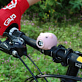 Miniatyrbillede 2 af 2: Sød tegneserie Piggy-formet USB genopladelig LED cykel forlygte