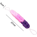 Miniatyrbillede 4 af 5: 3 stk. lange svamp fletninger mesh svamp nylon badebar lang svamp D