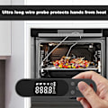 Miniatyrbild 3 av 5: Kötttermometer 2 i 1 Digital Instant Read Vattentät Kött