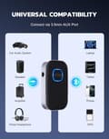 Miniatyrbillede 2 af 5: Bluetooth-modtager til bil, støjreducerende 3,5 mm AUX Bluetooth biladapter