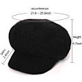 Pikkukuva 3 / 5: Naisten talvinen lämmin hattu virkattu slouchy beanie neulotut hatut