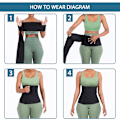 Miniatyrbild 4 av 5: Midjetränare, Wrap Waist Trainer Band för kvinnor