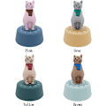 Miniatyrbillede 4 af 5: Timer Mekanisk Katteformet Kat Køkken Timer (Grå)
