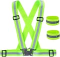 Säkerhetsväst + Reflexarmband, Reflexjusterbar