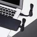 Miniatyrbillede 4 af 5: 2 stk. USB Mini Fan, Telefon Fans, Mini Bærbar Mobil Computer c