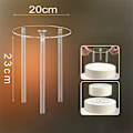 Miniatyrbild 3 av 4: 3set Cake Support Straw Frame Stands Mold Round Support Spac