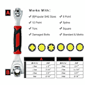 Pikkukuva 5 / 5: 52 in 1 Tiger Wrench Tool Set Multi-functional Socket Tiger