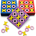 Miniatyrbillede 1 af 5: Tic Tac Toe (Mini Tic Tac Toe Skumbret Spil til Børn, Fødselsdag
