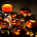 Miniatyrbilde 3 av 5: Halloween LED Gresskarlys Utendørs med Fjernkontroll og Timer, Batt