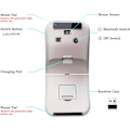 Miniatyrbillede 4 af 5: Sølv trådløs Bluetooth Arc mus til bærbar computer, genopladelig